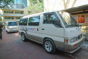 sourcefit white van